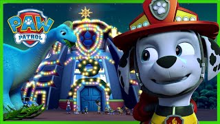 Dino Rescue Christmas Special 🎄  PAW Patrol Rescue Episode  Cartoons for Kids [upl. by Steck]