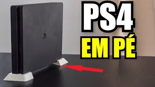 VEJA A DIFERENÇA ENTRE USAR O PS4 NA VERTICAL OU HORIZONTAL [upl. by Kloman]