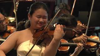 Hina Maeda H Wieniawski – Violin Concerto No 2 in D Minor Op 22 3rd Movement with MSO [upl. by Enak]