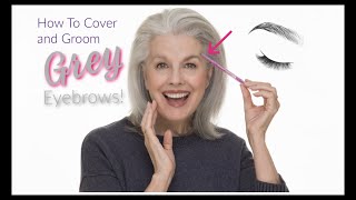 HOW TO COVER AND DEFINE GRAY EYEBROWS – without tinting Unsponsored [upl. by Safko233]