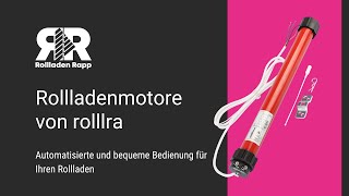 Rollladenmotore von rolllra  Klassisch Funk und Plug amp Play für Ihren Rollladen [upl. by Oderfla]