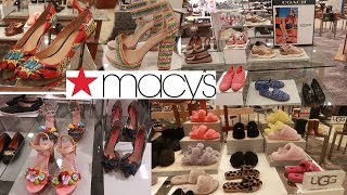 MACYS SHOE SHOPPING MARCH 2020 COME WITH ME [upl. by Aneert]