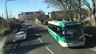 EastCoast buses Route 124 North Berwick  Edinburgh [upl. by Meunier293]