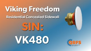 Viking Freedom Residential Concealed Sidewall Fire Sprinkler Intro  VK480  Fire Sprinklers  QRFS [upl. by Gainor]