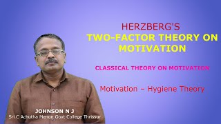 HERZBERGS TWO FACTOR THEORY ON MOTIVATION [upl. by Marlen]