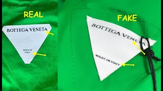 Bottega Veneta jacket real vs fake How to spot replica Bottega Veneta intrecciato vest and jackets [upl. by Allemap24]