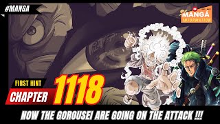 ONE PIECE CHAPTER 1118 HINT 1 AND PREDICTIONS  NOW THE GOROUSEI ARE GOING ON THE ATTACK [upl. by Kantor]