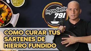 Como 🚀 CURAR un SARTÉN de 💪 hierro fundido [upl. by Vevina]