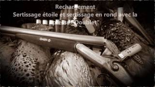 Rechargement pour armes lisses 2  Sertissage avec la presse Doublet [upl. by Vanden413]