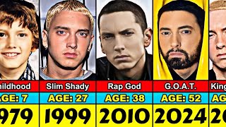 EMINƎM Transformation From 0 to 52 Year Old Updated [upl. by Bennir299]