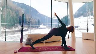 10 Minutes Yoga for an After Skiing Stretch session [upl. by Dilks]