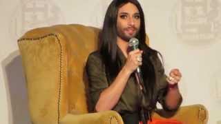 LA Press Conference w Conchita Wurst Part 4 of 5 [upl. by Aynas]