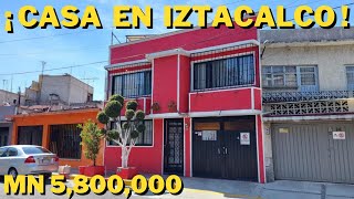 Casa en Venta en Agrícola Pantitlán en Iztacalco Ciudad de México  México [upl. by Acirej561]