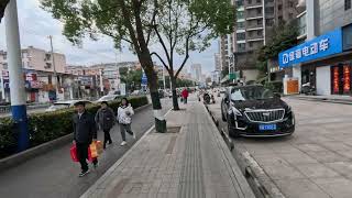 4K HD10 bitHefei Anhui China Near Yuexi Road and Huangshan Road street Walk 中国安徽合肥岳西路和黄山路附近行走 [upl. by Atsylac]