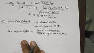 LD ratio Compression ratio amp Helix Angle  injection molding byYP singh [upl. by Dickinson]