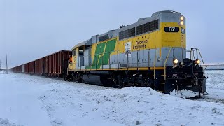 4K RobervalSaguenay 67 East at Chemin du Plateau on March 2 2022 [upl. by Netsew850]