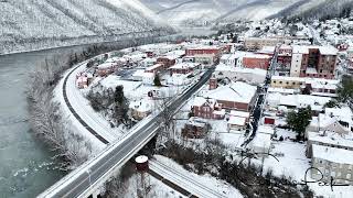 Hinton WV area winter wonderland after winter storm Garrett [upl. by Ynamrej]