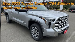 New 2023 Toyota Tundra 1794 Edition 65 Ft Bed In Stock at Michaels Toyota of Bellevue [upl. by Whitebook]