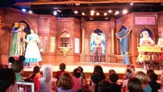 Storytelling at the Royal Theatre Beauty and the Beast at Disneyland [upl. by Marietta280]