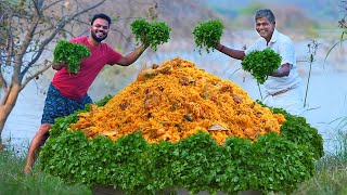 Coriander Chicken Biryani  Home made Chicken Biryani  Grandpa Kitchen [upl. by Ahsiliw]