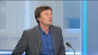 Conférence climat Pour Hulot Hollande quotconsacrequot du temps quotpour faire coïncider les points de vuequot [upl. by Hewett]