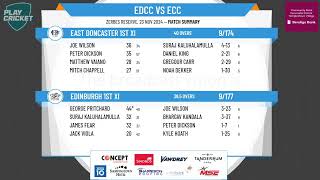 East Doncaster 1st XI v Edinburgh 1st XI [upl. by Aniuqahs]