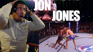 NON MMA FAN REACTS TO JON JONES BEST UFC HIGHLIGHTS [upl. by Jarlathus694]