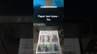 Fixing Epson L3210 printer paper jam issue shortsvideo printerrepair [upl. by Laemaj944]