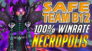 100 SAFE Necropolis B12 Team  Summoners War [upl. by Nohs]