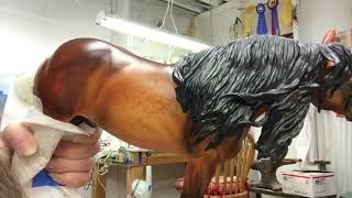 Dappling a bay model horse tutorial part two [upl. by Dalia235]