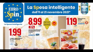 Volantino eurospin dal 11 al 21 novembre 2021  Mondo volantino [upl. by Taveda456]