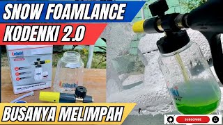 Foam Lance Murah Paling Mantab Yang Pernah Saya Coba👍Kondeki Snow Foam Lance 20 [upl. by Adnahcir]