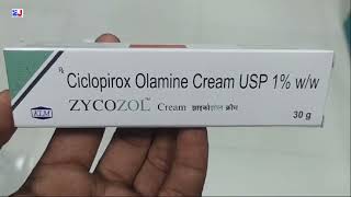 ZYCOZOL Cream  Ciclopirox Olamine Cream USP 1 ww  ZYCOZOL Cream Uses Side effects benefits Dose [upl. by Ayekin]