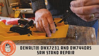 DeWalt Saw Stand FOREVER Clip Repair [upl. by Arakal599]