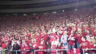 Badgers vs Nebraska Sweet Caroline [upl. by Ahsitel]