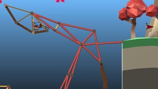 Building a BudgetFriendly Trebuchet in Poly Bridge 2 [upl. by Ilarin]