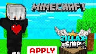 ZILLAX SMP APPLY for SMP me join Xdumergames20 [upl. by Randee]