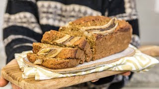 FLUFFY VEGAN BANANA BREAD  Easy Recipe [upl. by Anael738]