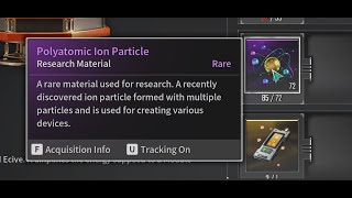 Polyatomic ion particle FASTEST farm  The First Descendant [upl. by Moreta]