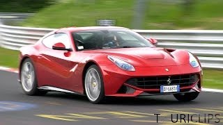 Ferrari F12 Berlinetta full throttle testing on the Nürburgring [upl. by Schram]