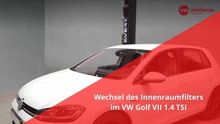 Innenraumfilter wechseln  VW Golf VII 14 TSI [upl. by Herbert]