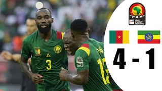 Can2022 Cameroun Vs Ethiopie Résumé du match Highlights [upl. by Suilienroc]