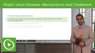 Peptic Ulcer Disease Mechanisms and Treatment  Lecturio Medical [upl. by Noxaj520]