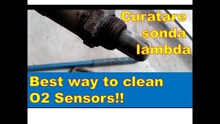 Curatare Sonda Lambda  Cleaning the O2 Sensor [upl. by Enitsyrhc]