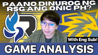 WITH ENGSUB NADUROG ANG ONIC PH  RSG VS ONIC PH GAME ANALYSIS BY OHMYV33NUS [upl. by Sirahs271]