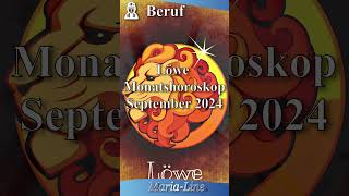 Löwe BERUF 👷‍♀️ Horoskop September 2024 [upl. by Tnafni163]