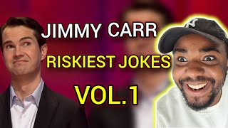 Jimmy Carr Riskiest Jokes Vol1  Reaction [upl. by Ennyroc]