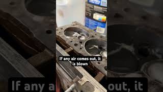 Easy cylinder head valve test from Chevy s10 mechanic cartok mechaniclife [upl. by Sothena]