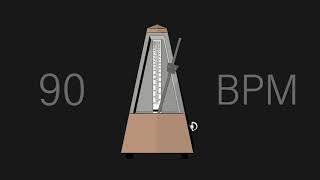 90 BPM Metronome [upl. by Airetak908]