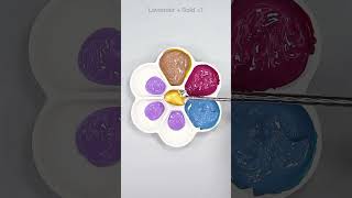 Lavender vs random colors colormixing oddlysatisfying asmr shortvideo [upl. by Sephira]